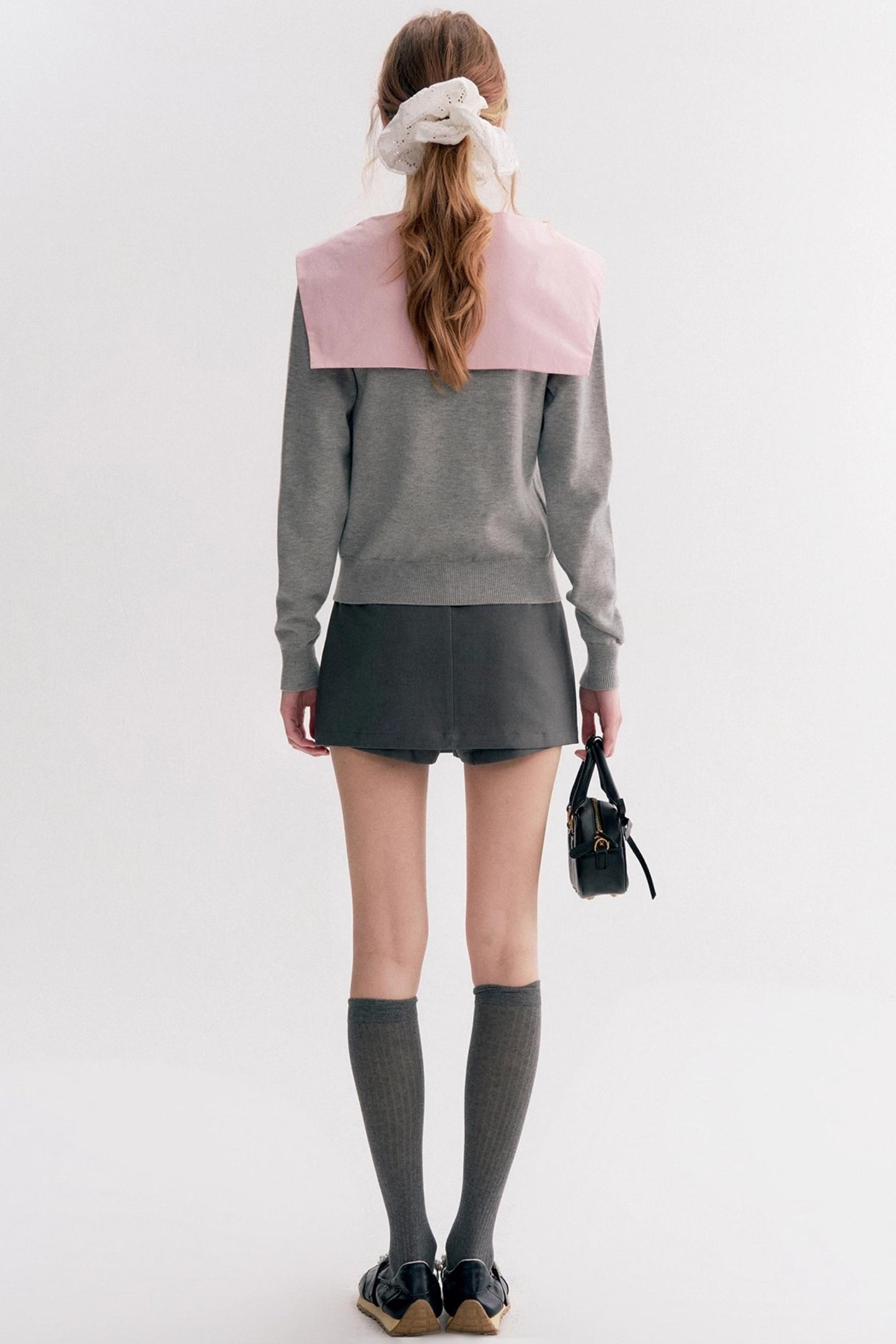 V-Neck Loose Two-Piece Set