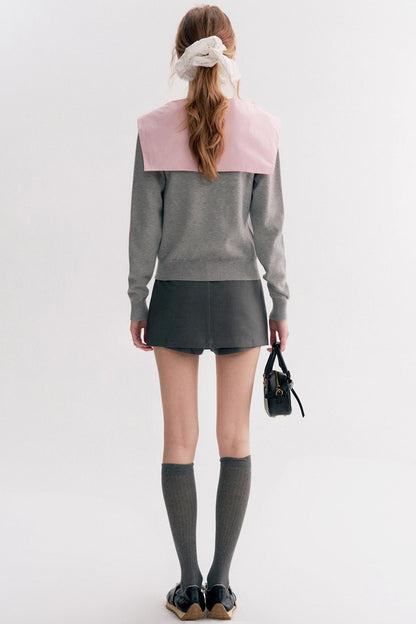 V-Neck Loose Two-Piece Set