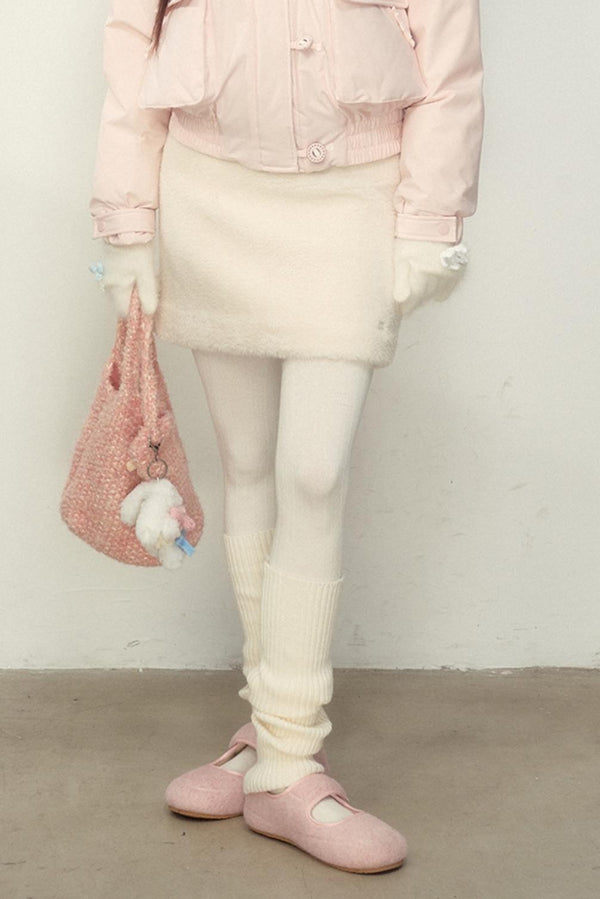 Small Milk Cake Cozy Girly Skirt