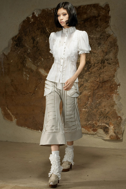Dark Punk Cropped Pants