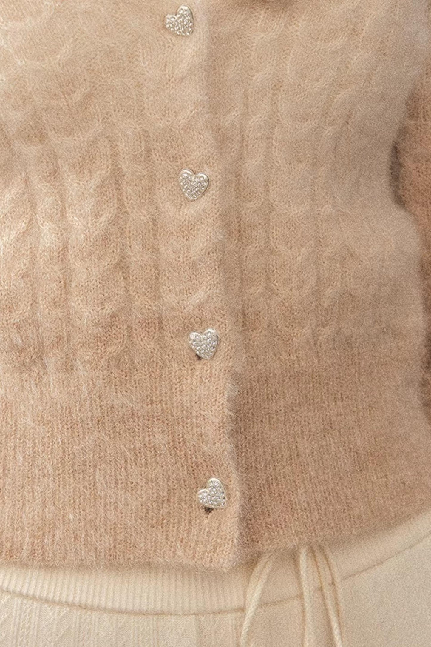 French Floral V-Neck Sweater