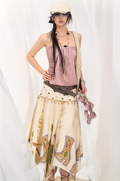Tannite Shell Tassel Skirt