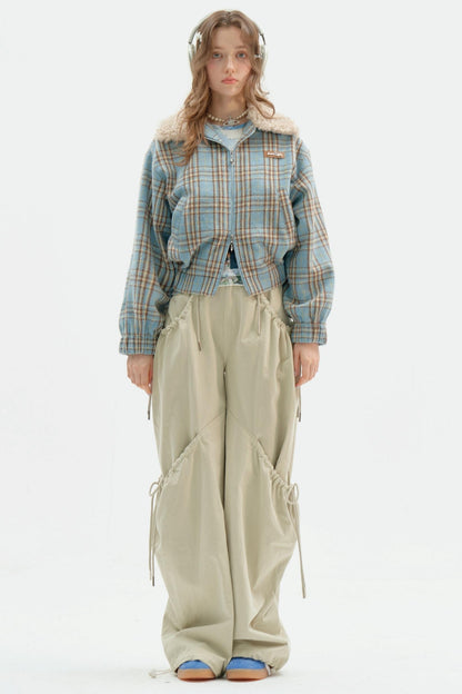 Slim Fit High-Waisted Cargo Pants
