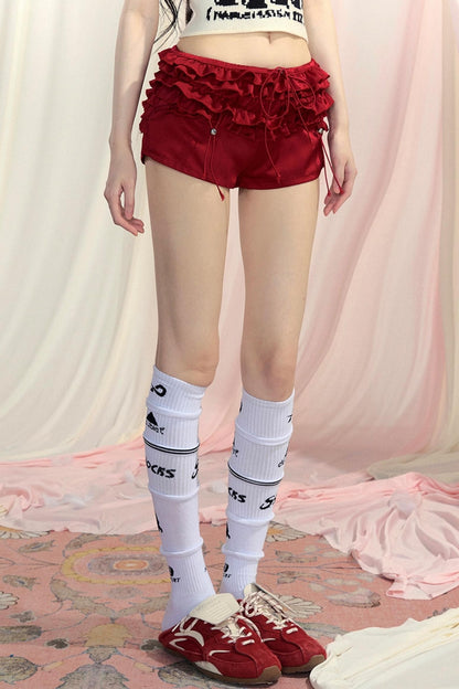 Pink High-Waist Shorts