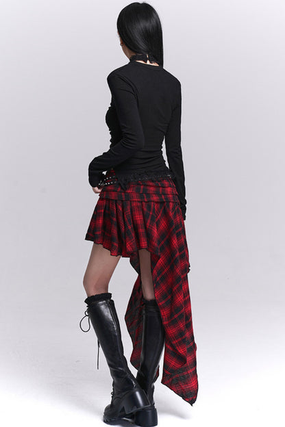 Gothic Waist-Cinching Top