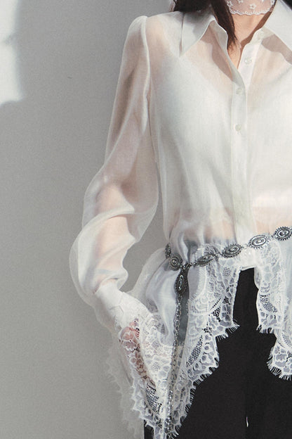 Lightweight Lace Sun Shirt