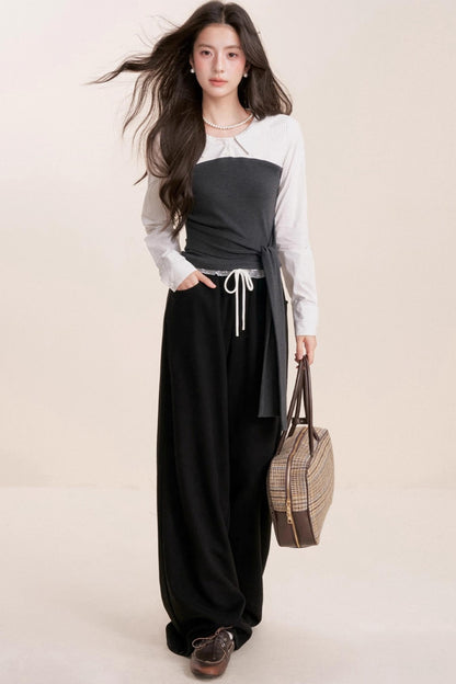 Romantic Lace Wide-Leg Pants