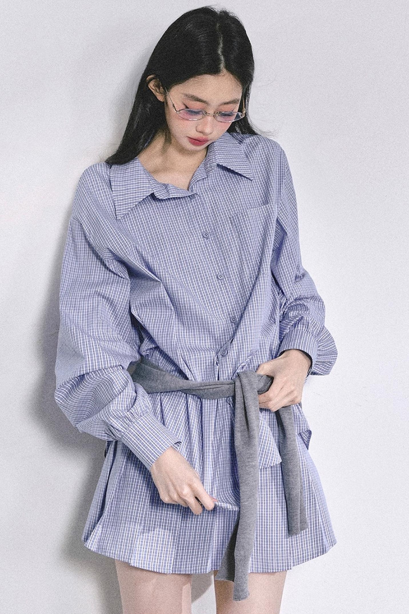 Autumn Plaid Suit Set-Up