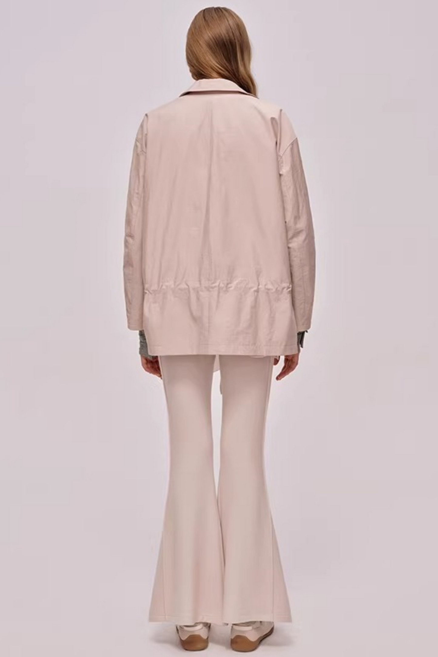 High-Waisted Ribbed Flared Pants