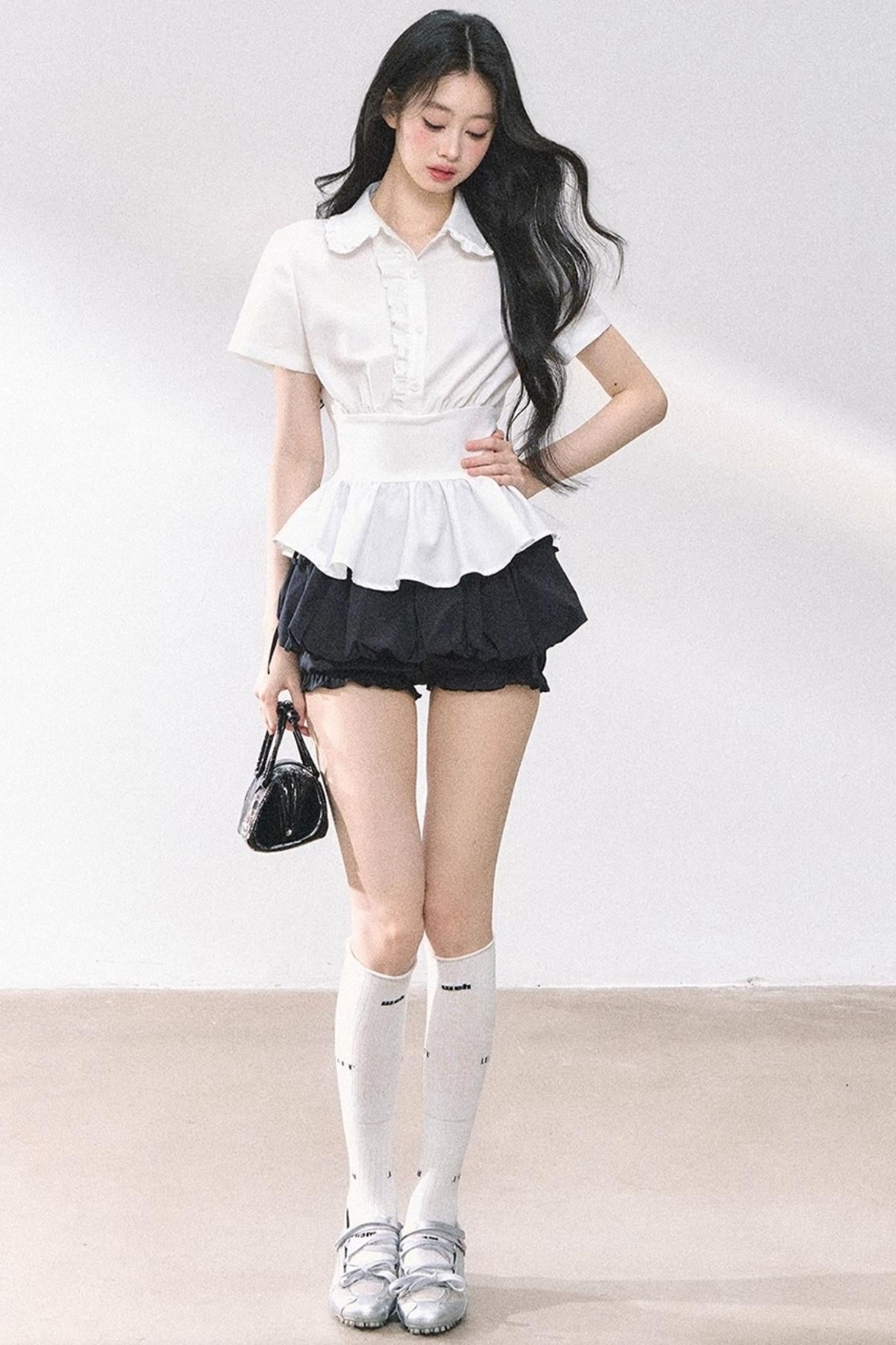 White Lotus Leaf Shirt