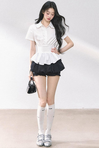 White Lotus Leaf Shirt