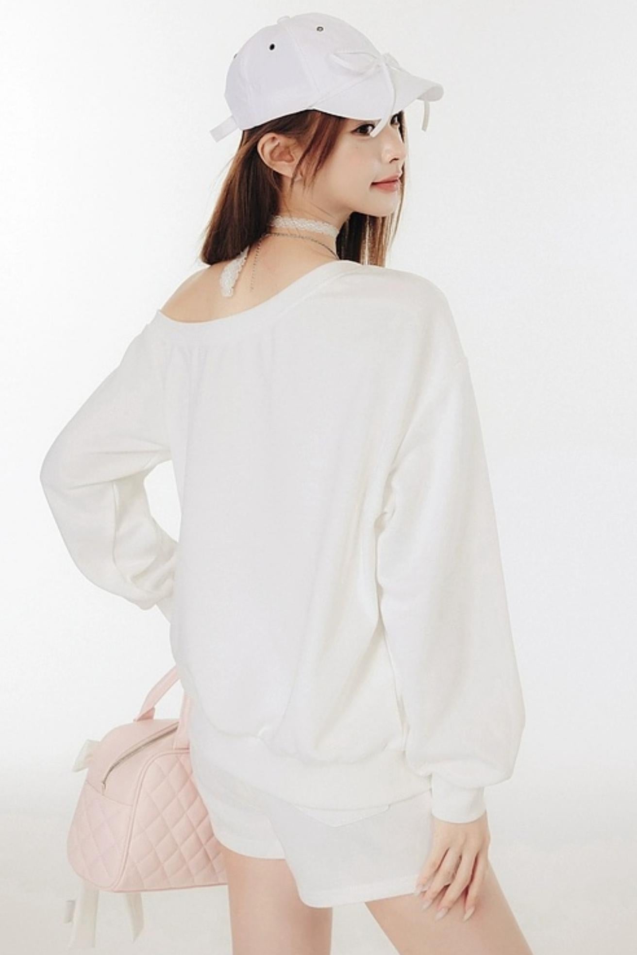 Spring Leisure Sweater & Skirt Set-Up