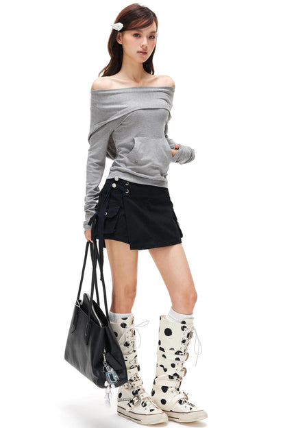 Lyocell Tencel Off-Shoulder Top