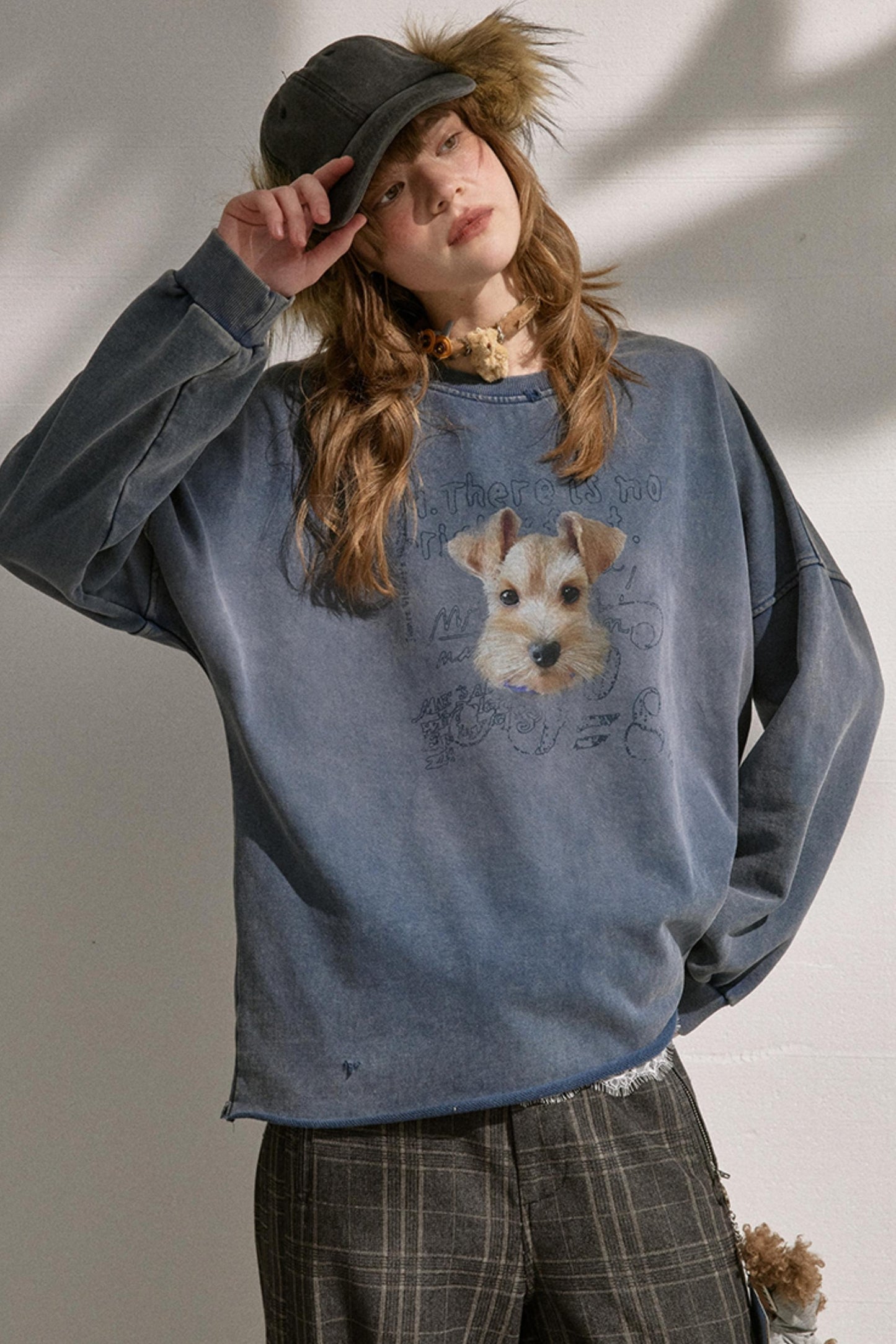 Lazy Vintage Style Pullover Top