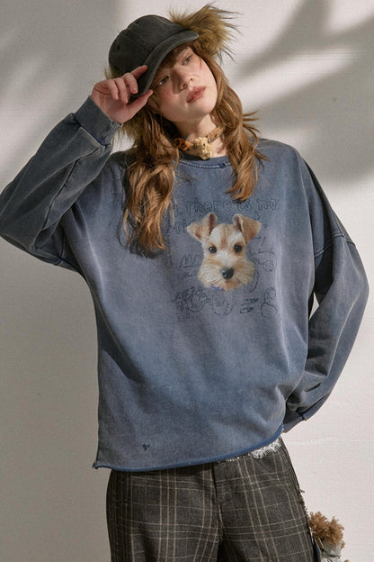 Lazy Vintage Style Pullover Top