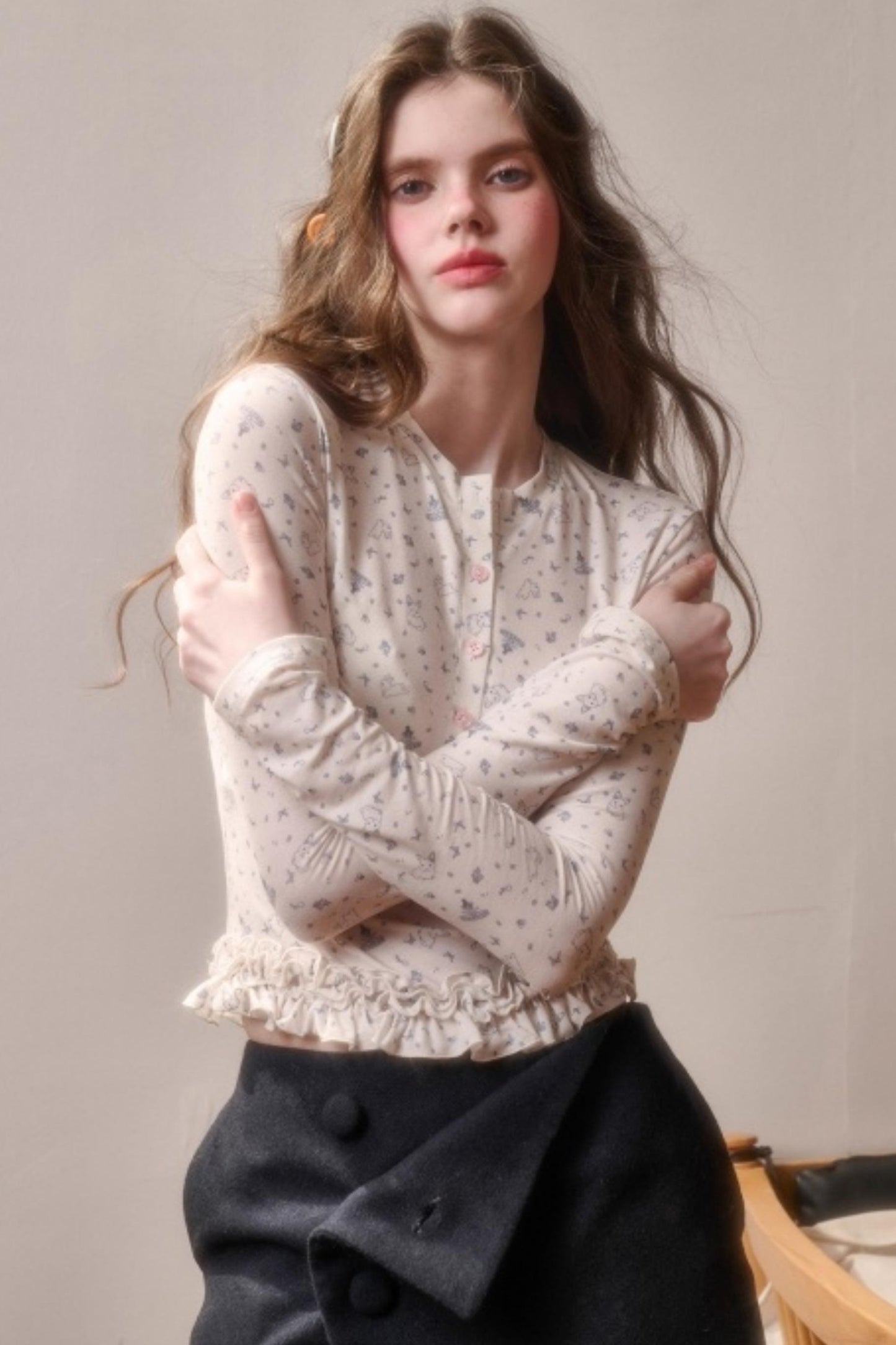 Fluffy Rabbit Lace Top