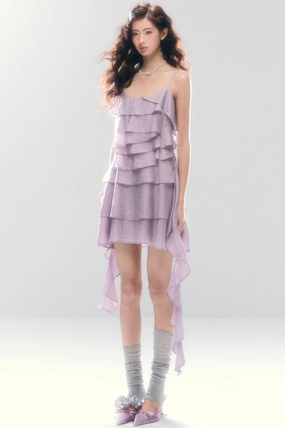 Three-Dimensional Ruffle Dress