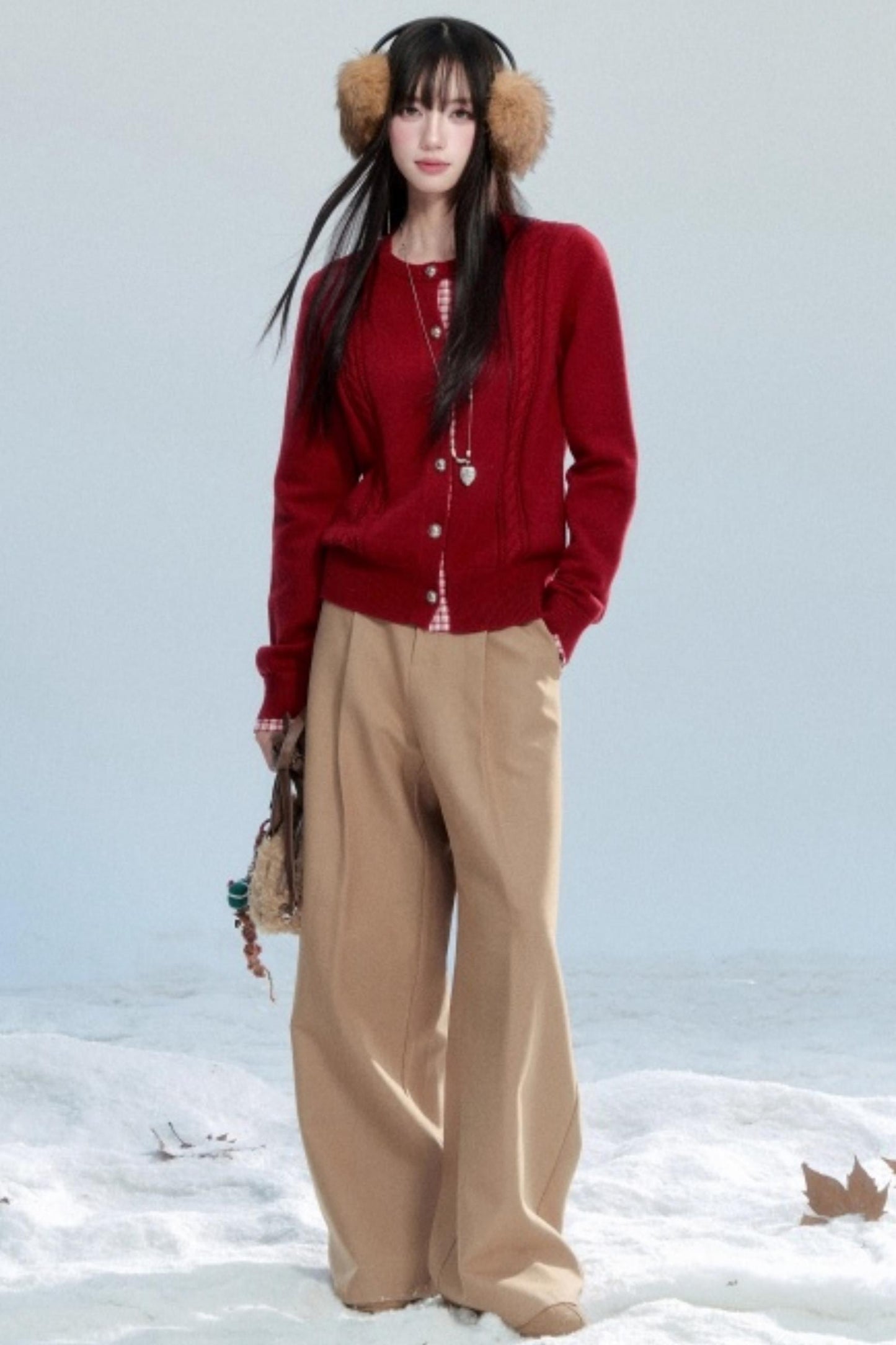 Korean Design Wide-Leg Pants