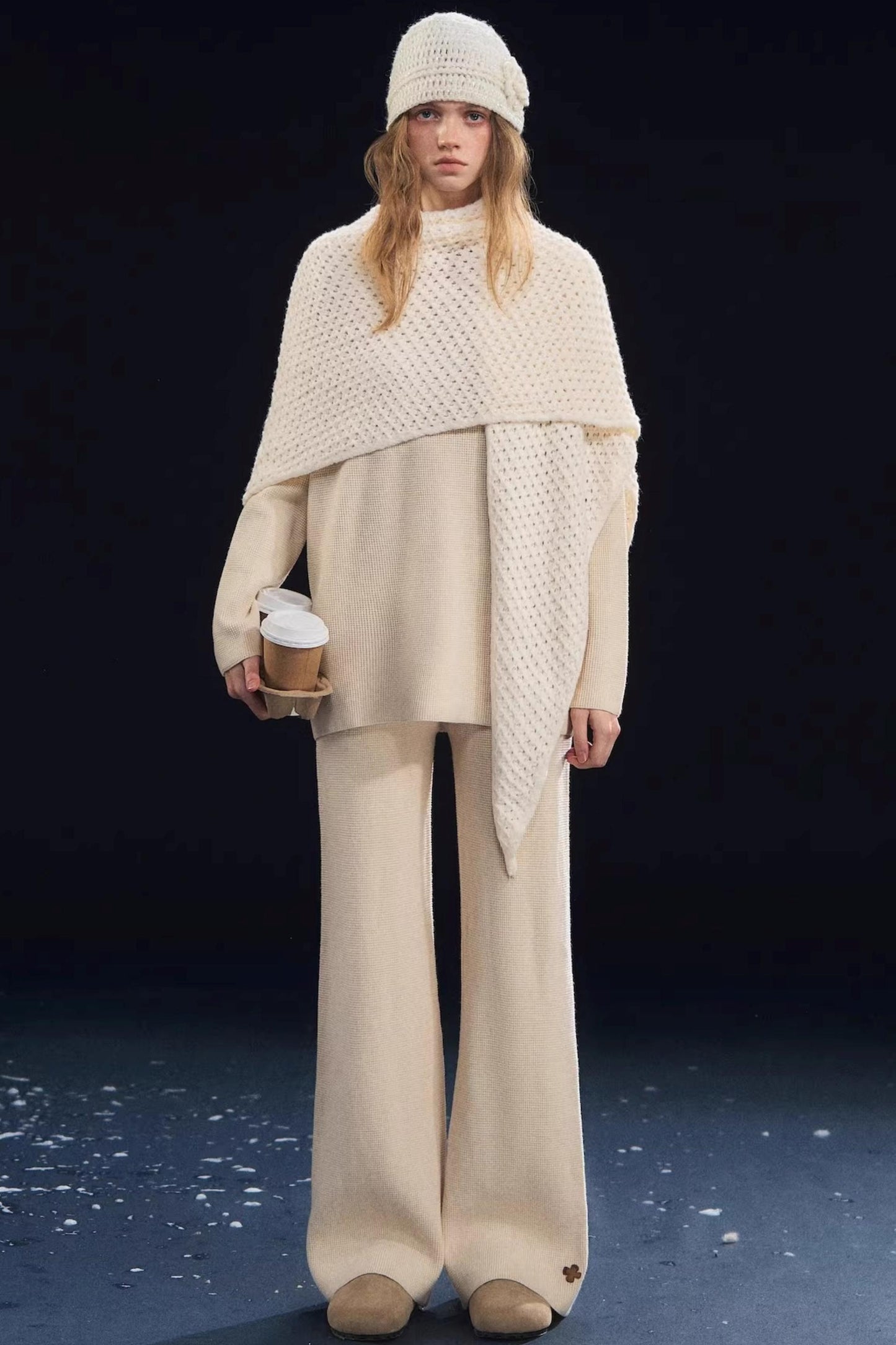 Waffle Up Knit Suit Set