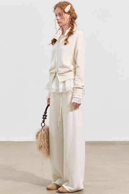 Rice Fleece Zip Jacket Set-Up