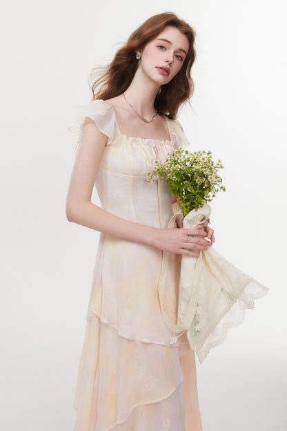 Summer Irregular Waist Skirt Dress