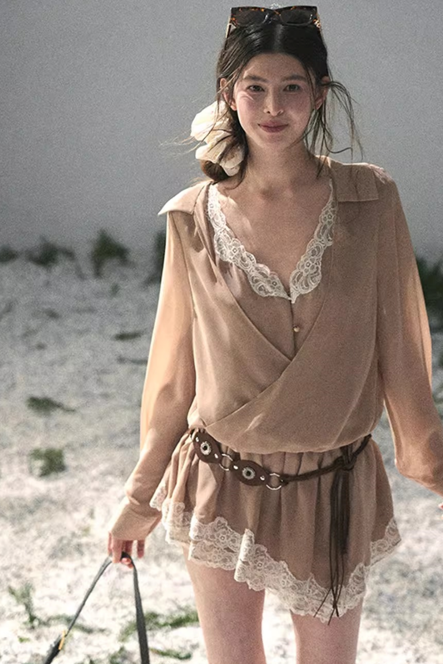 French-Style Lace Dress