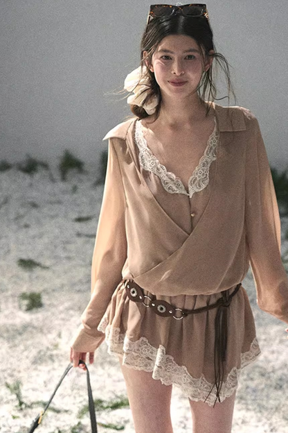 French-Style Lace Dress