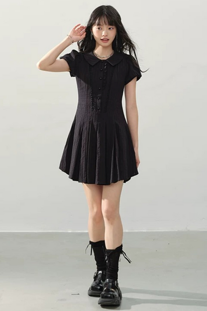 Girl's Elegy Puff Sleeve Dress