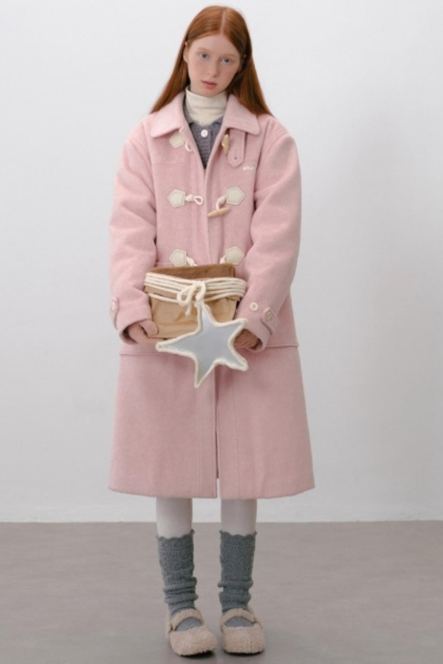 Strawberry Mousse Duffle Coat