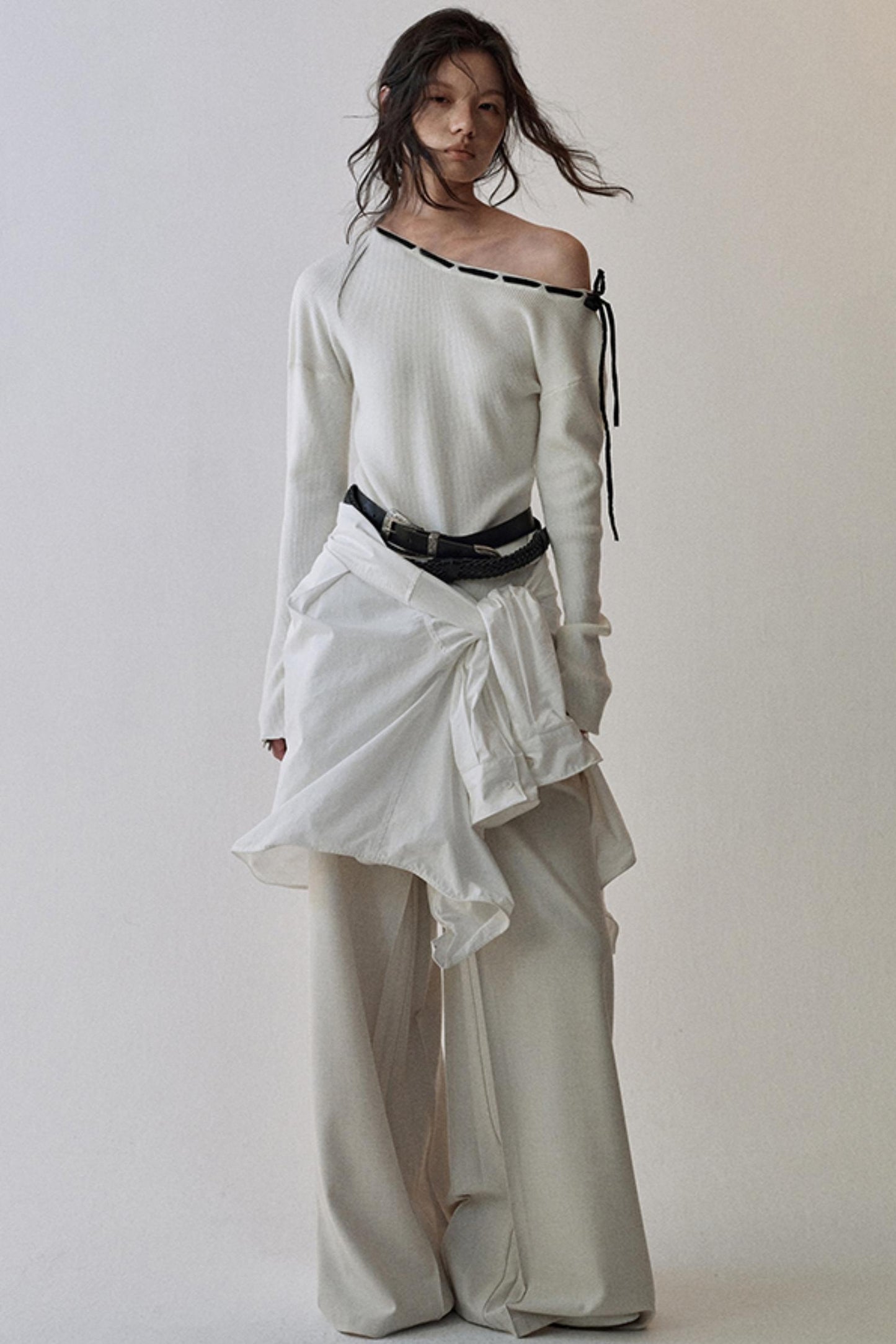 Rose Flower Knitted Top