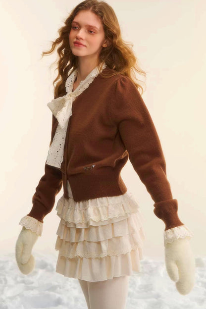 French Lace Retro Skirt