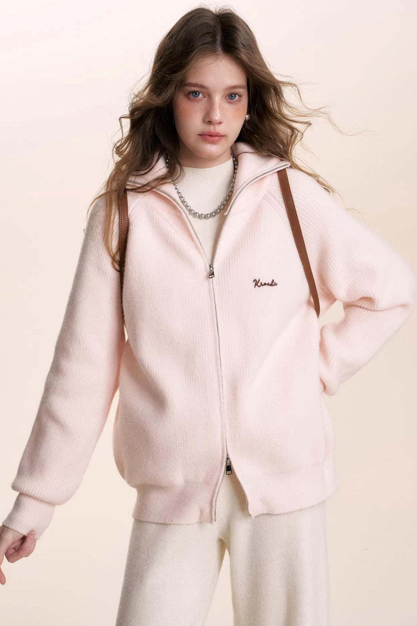 Winter Double-Zip Cardigan Jacket