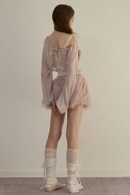 Pink Duo One-piece Pants Set-Up