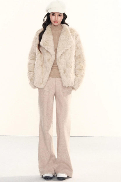 Retro Eco-Friendly Fur Coat