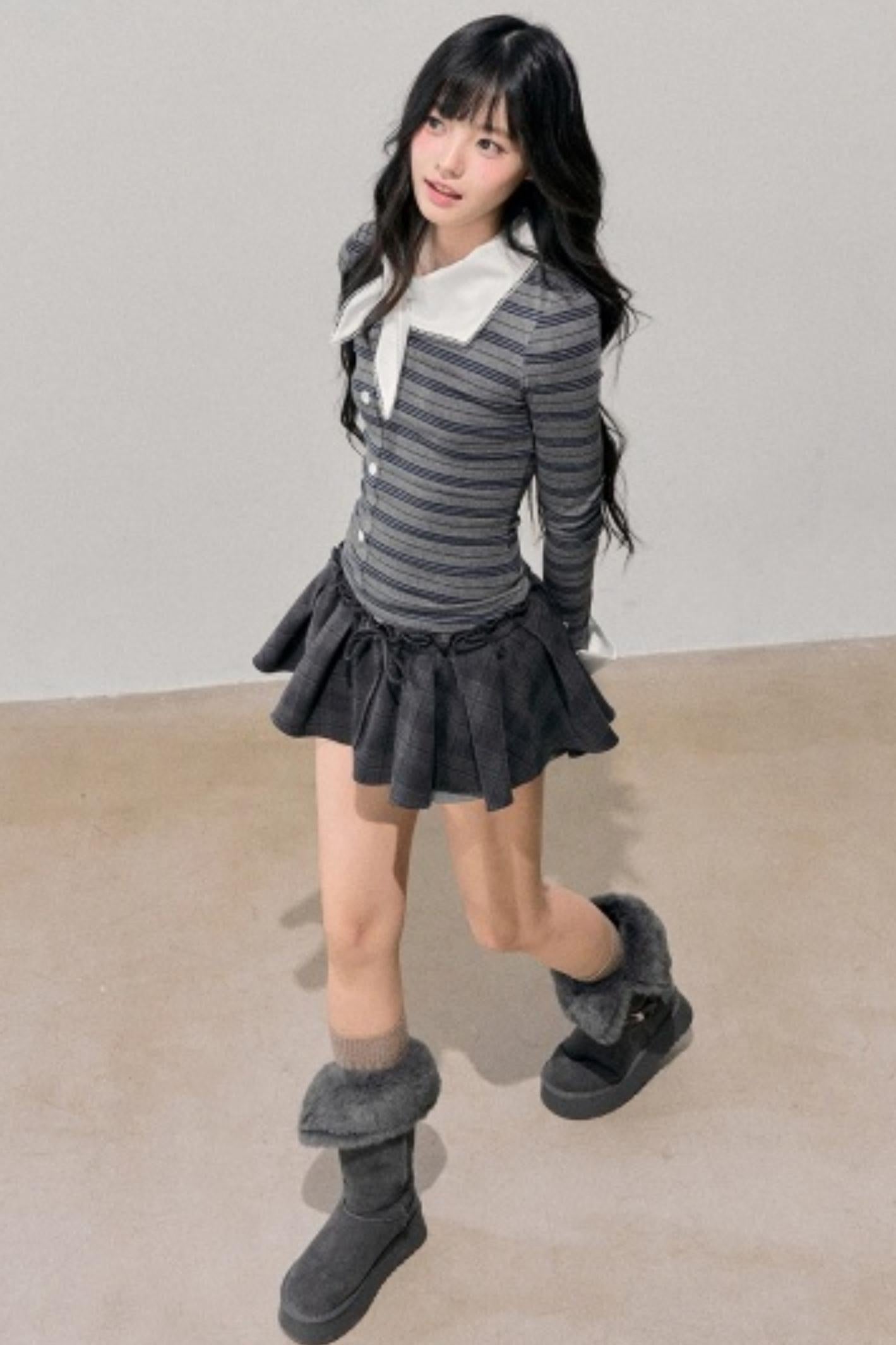 Unsent Mailbox Striped Top