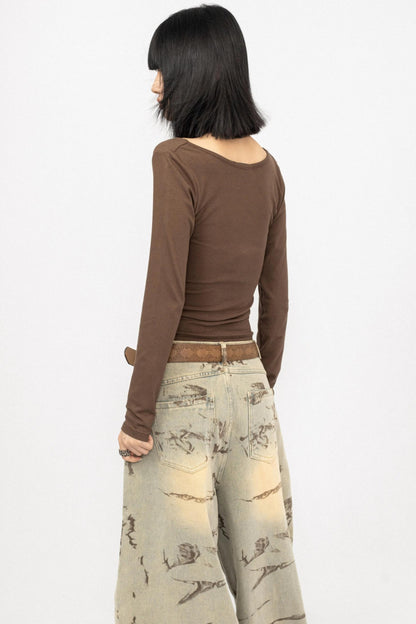 Vintage Spice Swing Halterneck T-Shirt