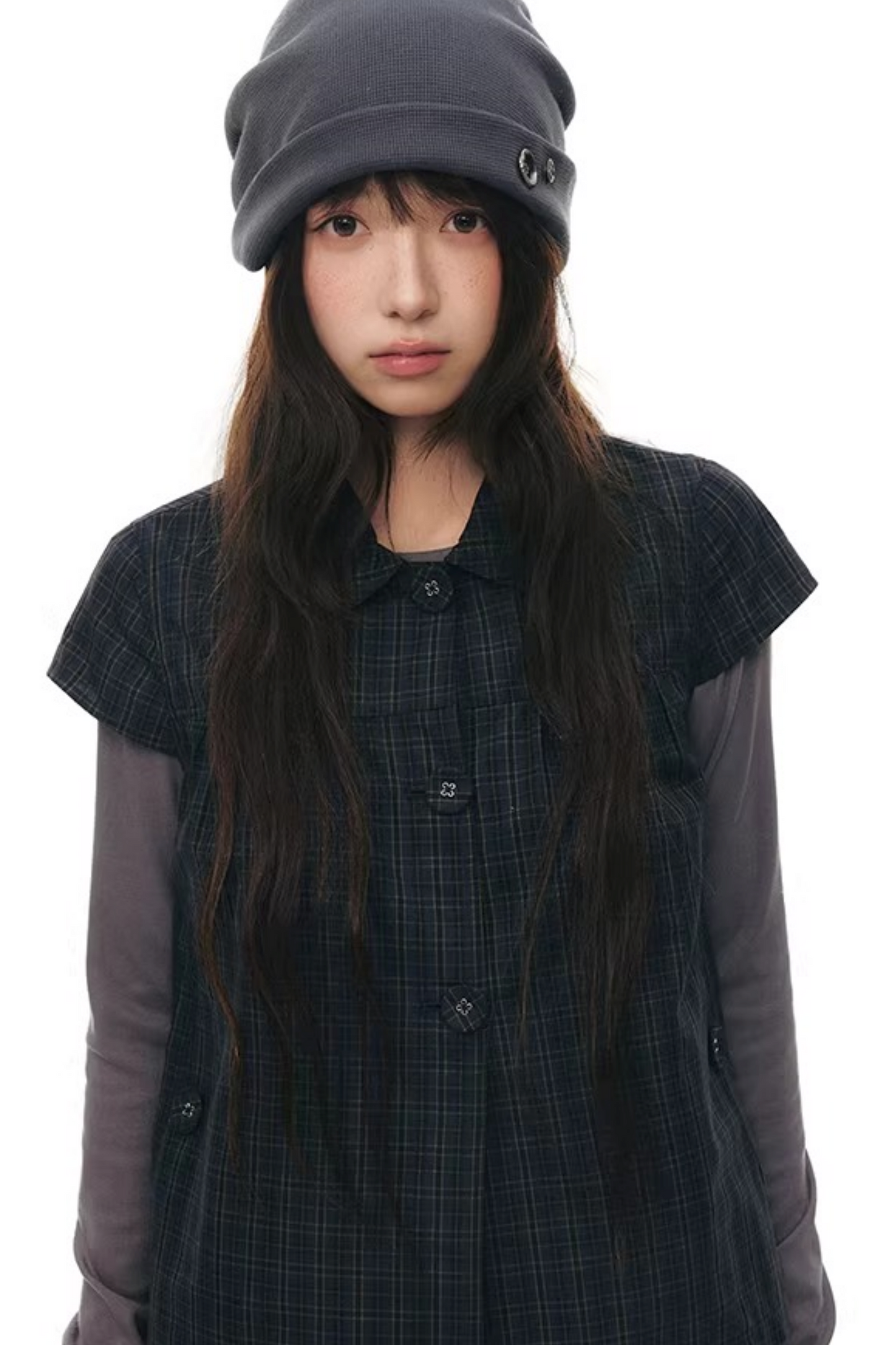 Doll Collar Flutter Sleeve Cardigan