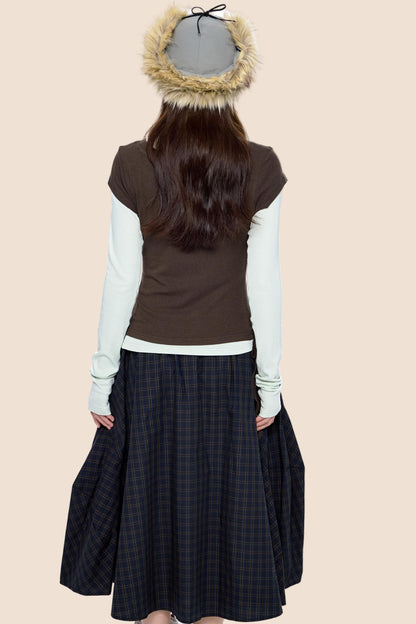 Elegant Layered Vintage Top