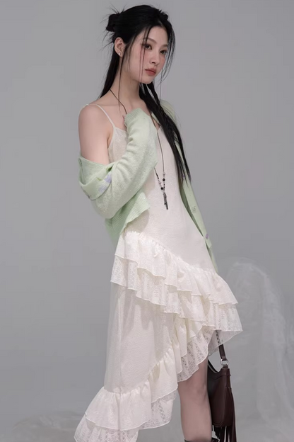 Tipsy Crush Ruffled Matching Dress Set