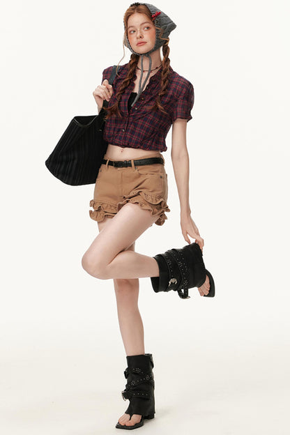 Short Sleeve Floral Fusion Top