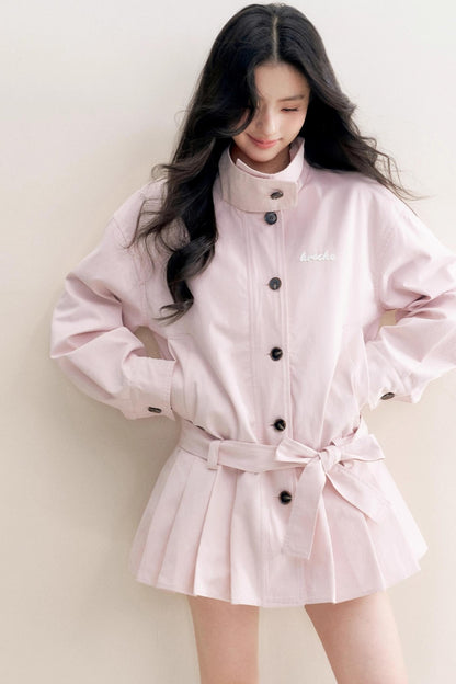 Geek Chic Lace Trench Coat