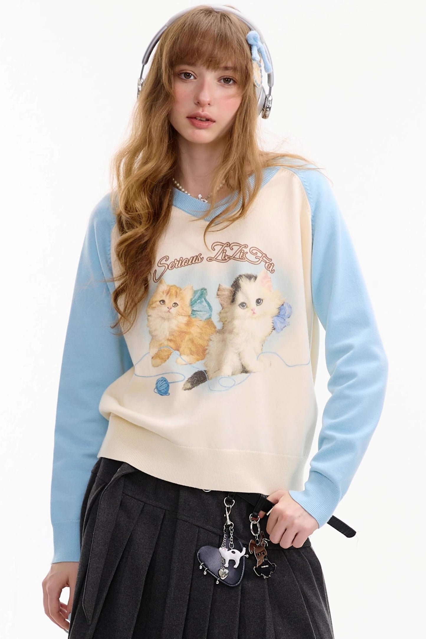 Autumn Knitted V-Neck Sweater