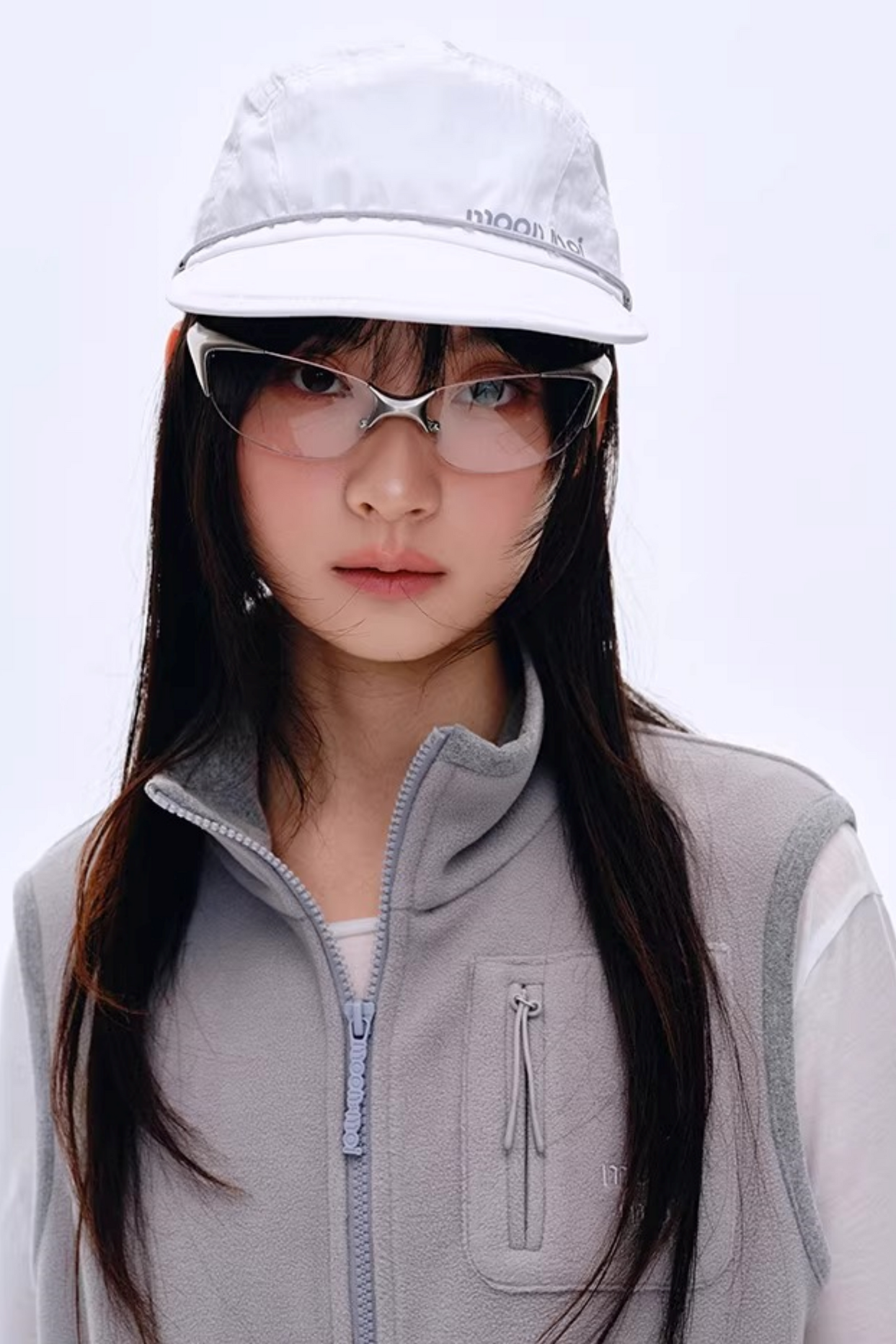 기모 안감 허리 조임 조끼 셋업