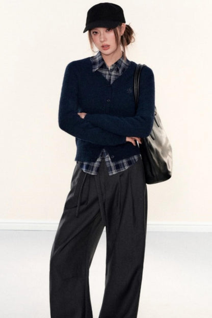 Slim-Fit Knitted Cardigan