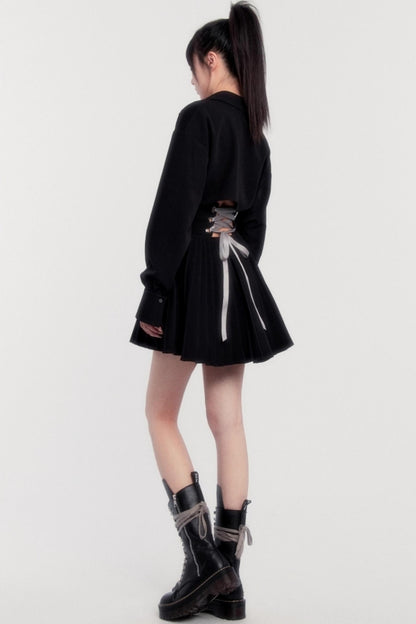 Revival French Pleated Dress