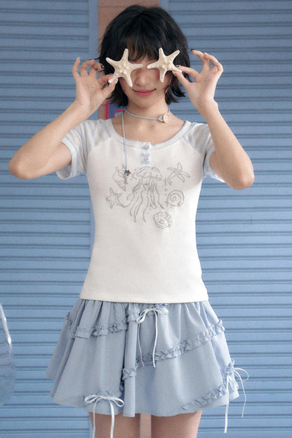 Striped Patchwork Tee