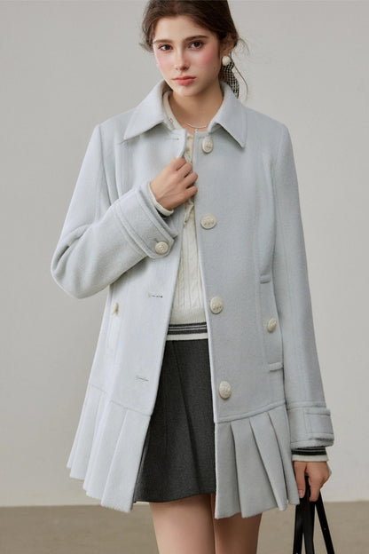 Winter Lapel Woolen Coat