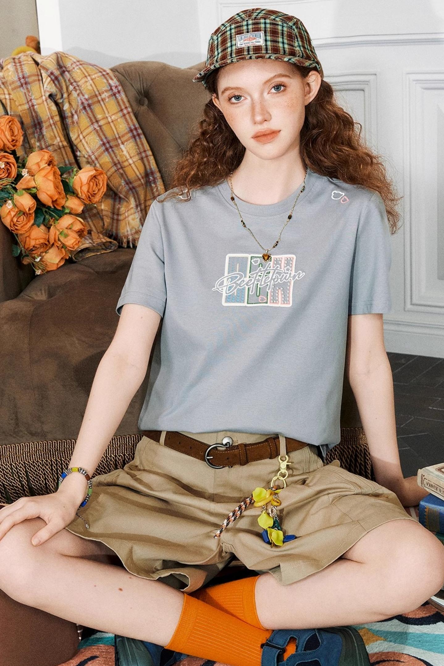 Embroidered Graphic Tee