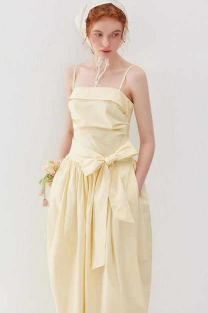 Tie-Waist Sheath Dress