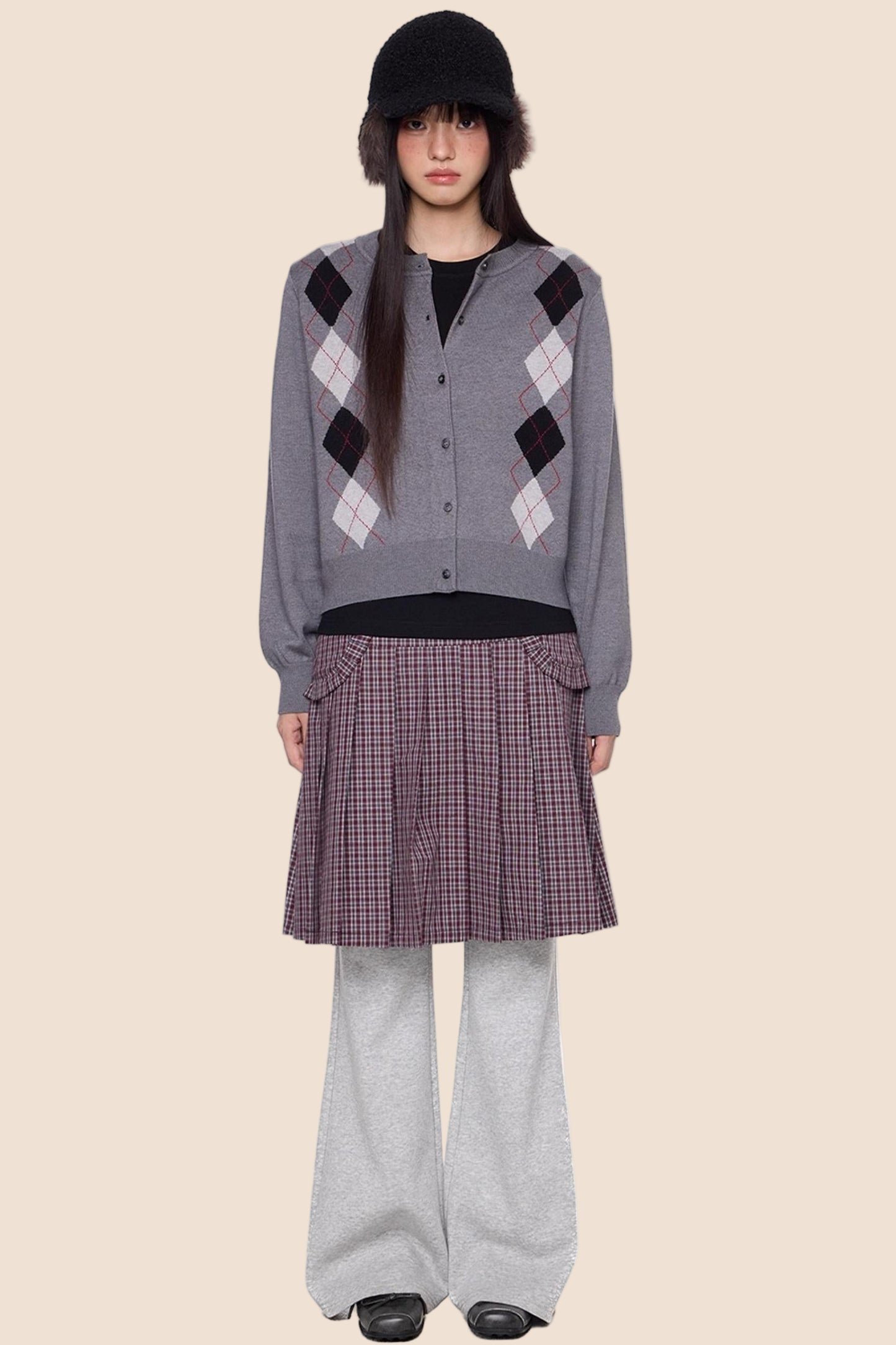 Autumn Knit Crew Sweater Top